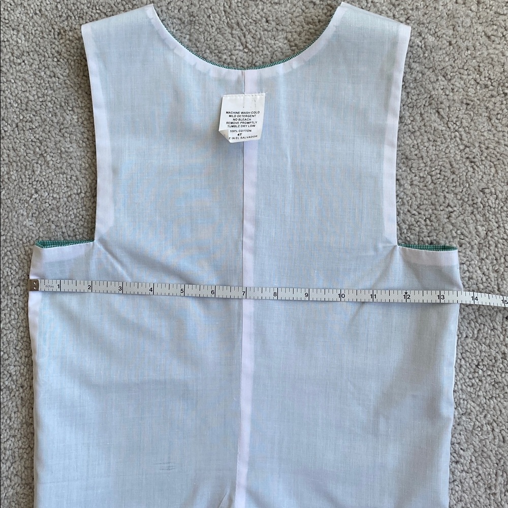 Kids smocked Christmas tree Jon Jon size 4T - Picture 6 of 11